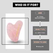 House of Beauty Rose Quartz Guasha Face Massager