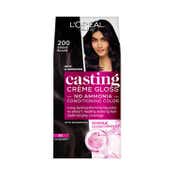 L'Oreal Paris Casting Creme Gloss Hair Color - 200 Ebony Black (87.5g+72ml)