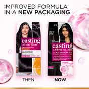 L'Oreal Paris Casting Creme Gloss Hair Color - 200 Ebony Black (87.5g+72ml)
