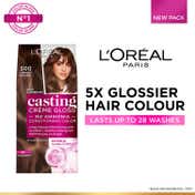 L'Oreal Paris Casting Creme Gloss Hair Color - 500 Medium Brown (87.5g+72ml)
