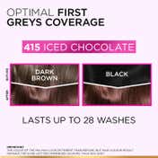 L'Oreal Paris Casting Creme Gloss Hair Color - 415 Iced Chocolate (87.5g+72ml)
