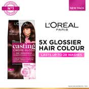 L'Oreal Paris Casting Creme Gloss Hair Color - 415 Iced Chocolate (87.5g+72ml)