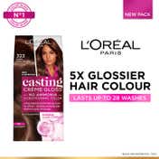 L'Oreal Paris Casting Creme Gloss Hair Color - 323 Dark Chocolate (87.5g+72ml)