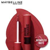 Maybelline New York Sensational Liquid Matte Lipstick - 03 Flush It Red (7 ml)
