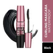 Maybelline New York Hypercurl Mascara Waterproof, Black, with Garnier Micellar Cleansing Water Combo
