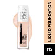 Maybelline New York Super Stay 24H Full Coverage Liquid Foundation - 112 Natural Ivory (30 ml)