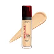 L'Oreal Paris Infallible 32H Fresh Wear Foundation - Natural Beige 125-Warm Undertone (30 ml)
