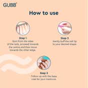 GUBB 2 In 1 Nail File & Cuticle Trimmer (22 g)