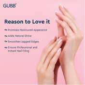 GUBB 2 In 1 Nail File & Cuticle Trimmer (22 g)