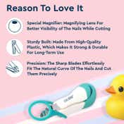 GUBB Baby Nail Clipper with Magnifier (70g)