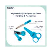 GUBB Baby Manicure Kit for Boys & Girls - Blue (140g)