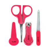 GUBB Baby Manicure Kit for Boys & Girls - Pink (3 pcs)