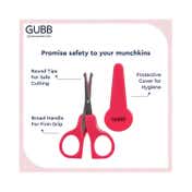 GUBB Baby Manicure Kit for Boys & Girls - Pink (3 pcs)