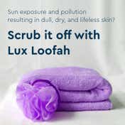 GUBB Luxe Sponge Round Loofah - Coral & Lilac Combo