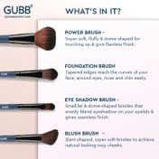 GUBB Makeup Brush Set - 8 Brushes (200 g)