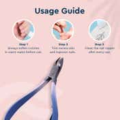GUBB Nail Nipper Cuticle Cutter - Blue (60 g)