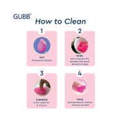 GUBB Beauty Blender Set of 4 - Peach & Pink (100 g)