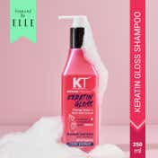 KT Professional Keratin Gloss Damage Repair & Split End Control Shampoo (250ml)