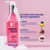 KT Professional Keratin Gloss Damage Repair & Split End Control Shampoo (250ml)