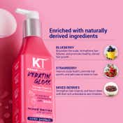 KT Professional Keratin Gloss Damage Repair & Split End Control Conditioner (250ml)