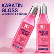 KT Professional Keratin Gloss Damage Repair & Split End Control Conditioner (250ml)