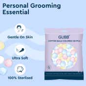 GUBB Coloured Cotton Balls- 50Pcs (40g)
