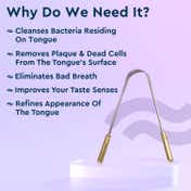 GUBB G+ Tongue Cleaner for Men & Women (40.5g)