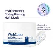 WishCare Multi-Peptide Strengthening Hair Mask - Controls Frizz Strengthens Hair (110 g)