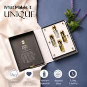Ajmal Misk Rijali  Attar Gift Set Long Lasting Perfume Oil for Men (12 ml)