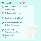 WishCare Niacinamide Oil Balance Fluid Sunscreen for Oily Skin SPF50 PA++++ In Vivo Tested (50 ml)
