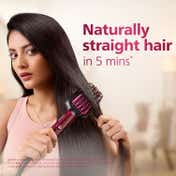 Philips BHH730-00 Hair Straightener Brush With Silk Protect Technology