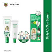 Innisfree Daily UV Dewy Barrier Sun Serum SPF 50+ PA++++ Set with Keychain (3 pcs)