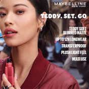 Maybelline New York Superstay Teddy Tint Lip And Cheek Color - 135 Ruby Loafers (5 ml)