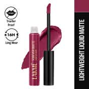 Lakme Forever Matte Liquid Lip 16hr Lipstick Lightweight & Transferproof - Red Divine (5.6 ml)
