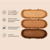 Power Beauty Triple Treat 3-in-1 Eyeshadow 04 - Burnt red Tangerine Copper (7 g)
