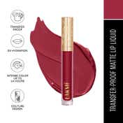 Lakme Rouge Bloom Matte Liquid Lipstick - Regal Rose 102 (3.5 ml)