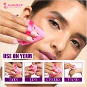 Majestique Pizza Triangle Make-Up Powder Puff Set (6 pcs)