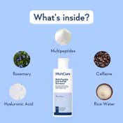 WishCare Multi Peptide Anti Hairfall Shampoo with Rosemary Boosts Hair Growth (120 ml)