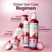 Mamaearth Onion Shampoo For Hair Growth & Hair Fall Control (1000ml)
