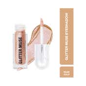Makeup Revolution Metallic Muse Glitter Muse Eyeshadow - Gold (3.5 ml)