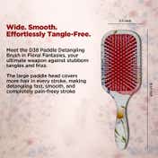 Denman D38 Floral Fantasies Detangling & Styling Paddle Brush