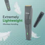 Vega P-2 Beard Trimmer for Men with 160 Min Runtime, 2 Comb Attachment, Type-C Fast Charging (VHTH-26)