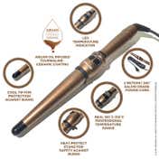 Alan Truman Gold Ceramic Wand - Medium 25-13mm (1 Pc)