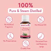 WishCare 100% Pure Rosemary Essential Oil Reduces Hairfall and Boosts Hair Growth (15 ml)