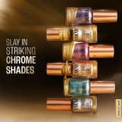 Lakme Ultimate Glam Chrome Nail Paint - Gunmetal (6 ml)