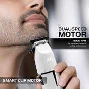 JRL Onyx 2020T-B-W Professional Cordless Trimmer with EZ-GAP T-Blade - Ghost white