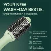 Heatwave AerFlow 2-in-1 Hair Dryer and Volumising Brush - Green