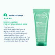 Bioderma Sebium Actif Cleanser  with Salicylic & Glycolic Acid for Acne Prone, Oily Skin (200ml)