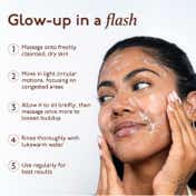 Asaya Fresh Start Smoothening Scrub AHA BHA Face and Body Exfoliator for Instant Glow (70 g)