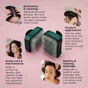 Alan Truman Scalp Bae. - Pre-Shampoo & Everyday Use, Intense Scalp Massager Brush